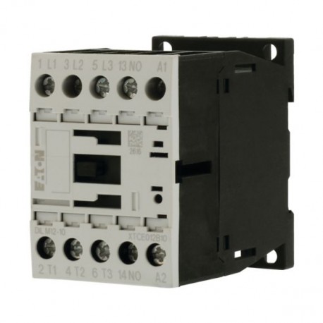 DILM12-10(12VDC) 276844 EATON ELECTRIC Contactor, 3p+1N/O, 5.5kW/400V/AC3
