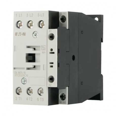 DILM25-10(240V50HZ) 277121 XTCE025C10H5 EATON ELECTRIC Contactor de potencia Conexión a tornillo 3 polos + 1..