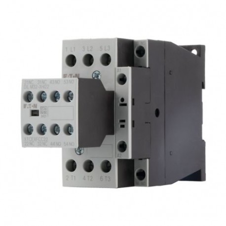 DILM32-32(RDC24) 277370 XTCE032C32TD EATON ELECTRIC Contactor de potencia Conexión a tornillo 3 polos + 3 NO..