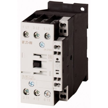 DILMC17-01(RDC24) 277625 XTCEC018C01TD EATON ELECTRIC Contactor de potencia Conexión a presión 3 polos + 1 N..