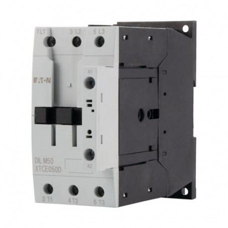 DILM50(24V50HZ) 277817 XTCE050D00U EATON ELECTRIC Contactor, 3p, 22kW/400V/AC3