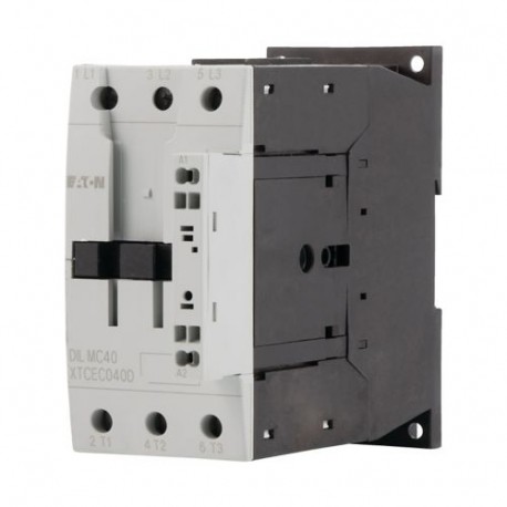 DILMC40(24V50/60HZ) 277969 XTCEC040D00T EATON ELECTRIC Contactor de potencia Conexión a presión 3 polos 40 A..