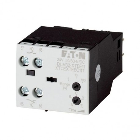 DILM32-XTED11-10(RA24) 104943 XTCEXTED10C11T EATON ELECTRIC Módulo temporizador 24 V AC/DC 0.5-10s Retardo a..