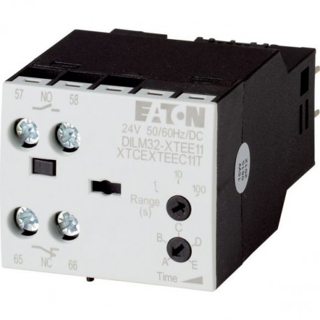DILM32-XTED11-100(RAC130) 104947 XTCEXTEYC20A EATON ELECTRIC Módulo temporizador 100-130 V AC 5-100s Retardo..
