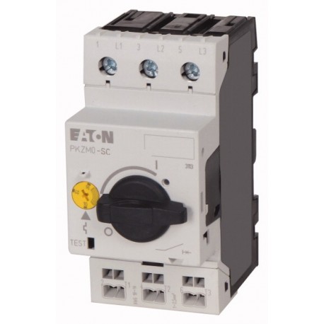 PKZM0-1,6-SC 229833 XTPRSC1P6BC1NL EATON ELECTRIC Interruttore per protezione motore, 3p, Ir 1-1.6A, conness..