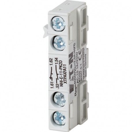 +NHI-E-11-PKZ0 082883 Y7-82883 EATON ELECTRIC contatos auxiliares padrão, 1NO + 1NC. Só pode ser vendido mon..