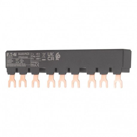 B3.0/3-PKZ0 232289 Y7-232289 EATON ELECTRIC XTPAXCLKA3 trifásica ligação commoning, por 3 PKZ0