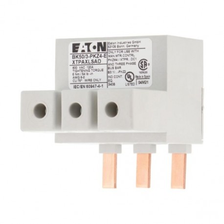 BK50/3-PKZ4-E 272165 XTPAXLSAD EATON ELECTRIC Einspeiseklemme, 3-polig, 50 qmm