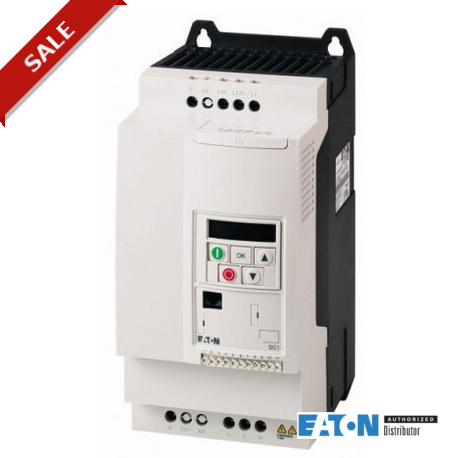 DC1-32018FB-A20N 169450 EATON ELECTRIC Variable Frequency Drive, 3-/3- 230 V, 18 A, 4 kW, EMC-Filter, Brake-..