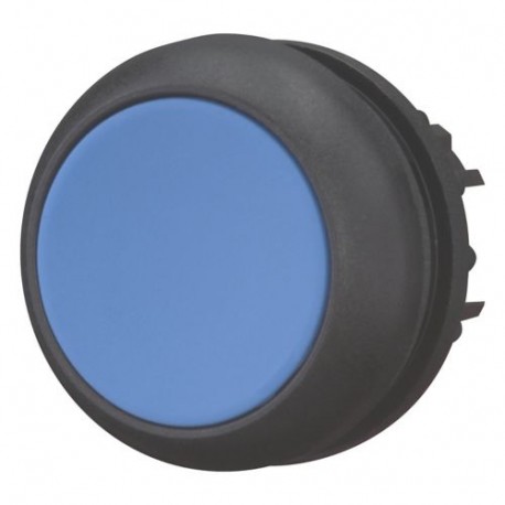M22S-D-B 216601 M22S-D-BQ EATON ELECTRIC Головка кнопки без фиксации, цвет синий, черное лицевое кольцо