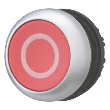 M22-DR-R-X0 216628 Y7-216628 EATON ELECTRIC M22-DR-R-X0Q Pul.Rasante, Interlock, Vermelho, gravado 0