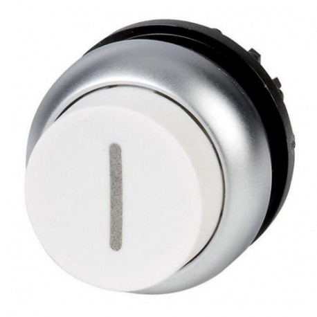 M22-DRH-W-X1 216681 Y7-216681 EATON ELECTRIC M22-DRH-W-X1Q botão de saída, Bloqueio, Branco, gravei