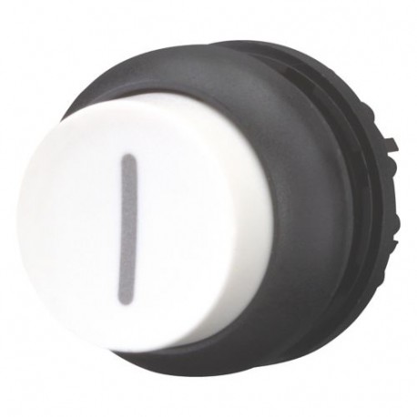 M22S-DRH-W-X1 216682 M22S-DRH-W-X1Q EATON ELECTRIC Головка кнопки выступающая с фиксацией, цвет белый, черно..