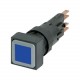 Q25LTR-BL 086739 EATON ELECTRIC Pulsador luminoso rasante 16 mm 25x25 mm Enclavamiento Azul