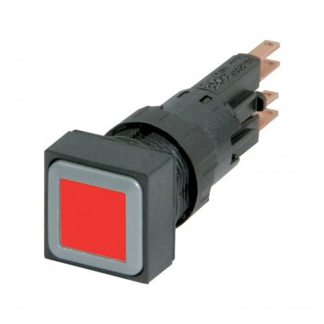 Q18LT-RT 089776 EATON ELECTRIC Pulsador luminoso rasante 16 mm 18x18 mm Retorno Rojo