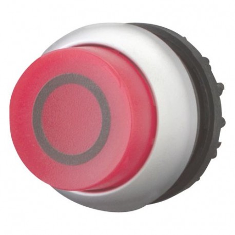 M22-DRLH-R-X0 216804 Y7-216804 EATON ELECTRIC M22-DRLH-R-X0Q botão Luminoso, Interlock, Vermelho, gravado