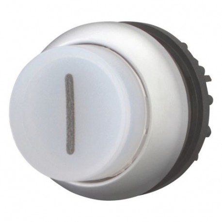 M22-DRLH-W-X1 216807 Y7-216807 EATON ELECTRIC botão M22-DRLH-W-X1Q Salient, Interlock, Branco, Brilhante Gra..