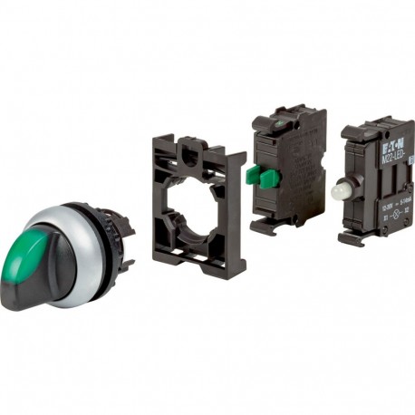 M22-WRLK-G-K10LED-BVP 110924 Y7-110924 EATON ELECTRIC Selettore 1 contatto NA con leva, apparecchio completo