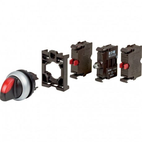 M22-WRLK3-R-2K01LED230-BVP 132609 Y7-132609 EATON ELECTRIC Selettore 2 contatti NC con levetta apparecchio c..