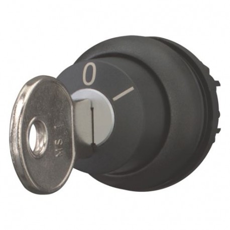 M22S-WRS 216889 M22S-WRSQ EATON ELECTRIC Selector de llave Enclavamiento 2 posiciones Llave MS1 Anillo Negro