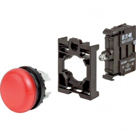 M22-L-R-LED230-BVP 132599 EATON ELECTRIC Indicador luminoso completo 22 mm Rojo 230 V AC Blister Package