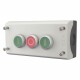 M22-I3-M1 216532 Y7-216532 EATON ELECTRIC caixa de isolamento M22-I3-M1Q com 3 empurrão completo