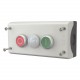 M22-I3-M2 216533 M22-I3-M2Q EATON ELECTRIC Botonera de superficie completa Aislante Pulsador Verde I + Lampa..