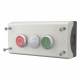 M22-I3-M2 216533 Y7-216533 EATON ELECTRIC M22-I3-M2Q caixa de isolamento 2Pulsadores + 1 lâmpada completa