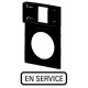 Q25TS-383 046204 EATON ELECTRIC Support, +étiquette, EN SERVICE