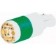 WBLED-GN12 055715 EATON ELECTRIC LED multiplo 12V, W2x4.6d, 45mA, verde