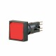 Q25LH-RT 086241 Y7-86241 EATON ELECTRIC Cônica Lamp, Vermelho