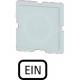 123TQ25 063747 EATON ELECTRIC Button plate, white, ON