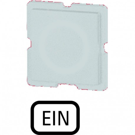 123TQ25 063747 Y7-63747 EATON ELECTRIC Tastenplatte, weiß, EIN
