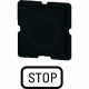 112TQ25 063748 Y7-63748 EATON ELECTRIC Capsula, nera, STOP