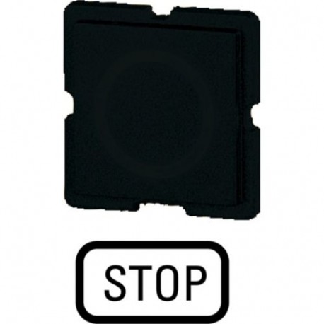 112TQ25 063748 Y7-63748 EATON ELECTRIC Capsula, nera, STOP