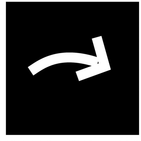 911TQ18 089778 EATON ELECTRIC Placa indicadora Inscripción: Símbolo "Flecha" Negra Para RMQ16 18x18