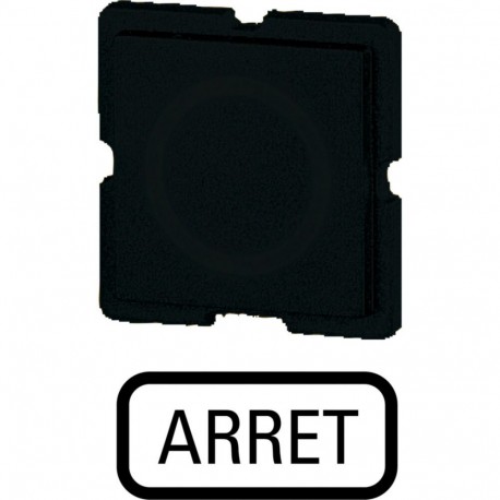 317TQ25 091508 Y7-91508 EATON ELECTRIC Tastenplatte, rot, ARRET