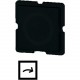 911TQ25 093100 EATON ELECTRIC Indicando placa Negra, Gravado Símbolo DIN