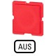 117TQ25 093434 EATON ELECTRIC Capsula, rossa, OFF