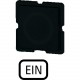 121TQ25 093461 EATON ELECTRIC Button plate, black, ON