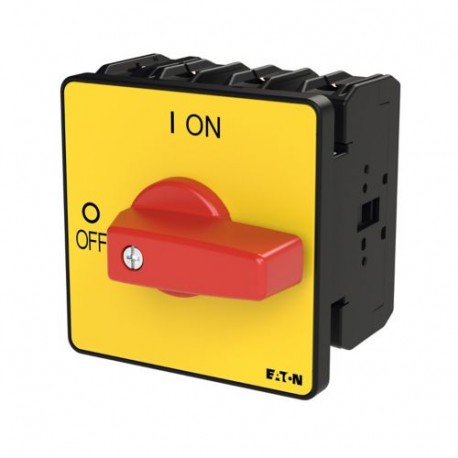 P3-100/E-RT/N 007280 EATON ELECTRIC On-Off switch, 3 pole + N, 100 A, Emergency-Stop function, flush mounting