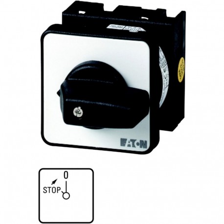 T0-1-8172/EZ 009427 Y7-9427 EATON ELECTRIC Funzione tasto ON, Contatti: 4, 20 A, targhetta frontale: STOP 0,..
