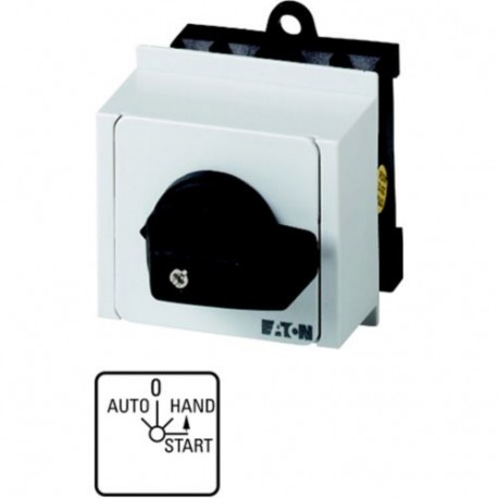 T0-2-15907/IVS 076423 Y7-76423 EATON ELECTRIC Interruptor Conmutador 4 polos 20 A Placa indicadora: AUTO-0-H..