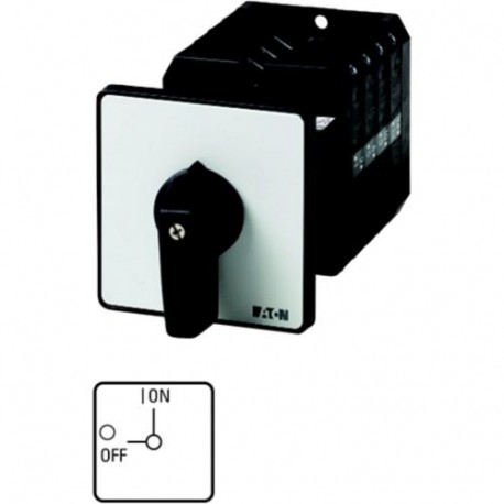 T5B-3-8342/Z 092297 Y7-92297 EATON ELECTRIC Interrupteurs Marche-Arrêt, 6 pôle, 63 A, 90 °, Encastrement / M..