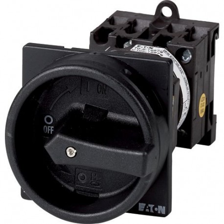T0-2-8324/V/SVB-SW 098840 EATON ELECTRIC Main switch, 4 pole, 20 A, STOP function, 90 °, rear mounting