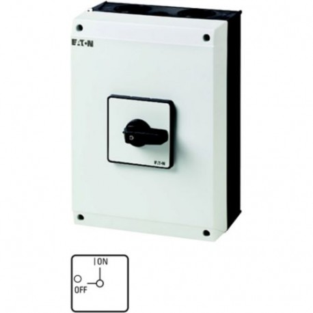 T5-1-102/I5 207262 EATON ELECTRIC Interruptor seccionador ON-OFF 2 polos 100 A 90 ° Montaje en caja