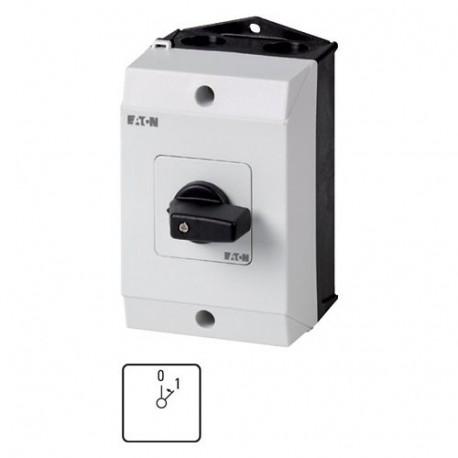 T0-2-15303/I1 222603 EATON ELECTRIC On switches, Contacts: 3, 20 A, front plate: 0 1, 45 °, momentary, surfa..