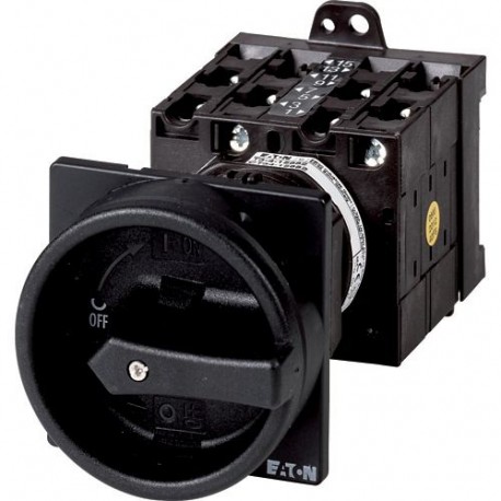 T3-3-SOND*/V/SVB-SW 908093 EATON ELECTRIC Interruptor Especial 3 polos 32 A Montaje fondo panel Maneta Negra..