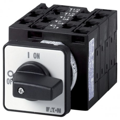 T3-5-8281/E 061864 EATON ELECTRIC Ступенчатые выключатели, контакты: 9, 32 A, Передняя панель: 0-3, 45 °, с ..
