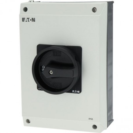 P3-63/I4/SVB-SW 207344 EATON ELECTRIC Interruptor General 3 polos 63 A Montaje en caja Maneta Negra Bloqueab..